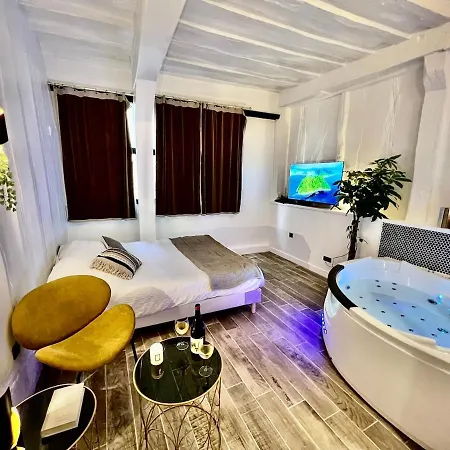 Le Corneille - Jacuzzi, Sauna & Parking Par Atypique * Rouen
